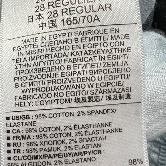 GAP 1969 Long and Lean Dark Wash Flare Jeans Womens Size 28R - Picture 9 of 12